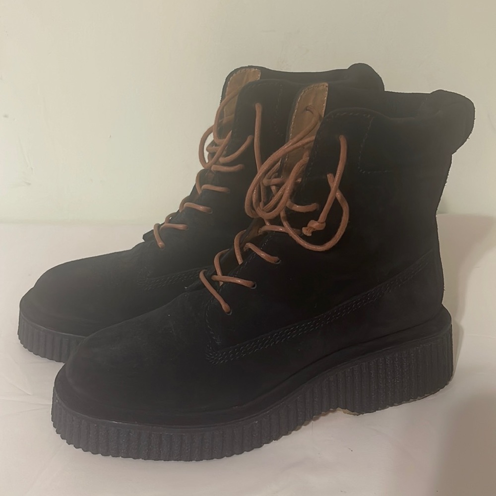 Rag & Bone Sloane Suede Leather Platform Boots